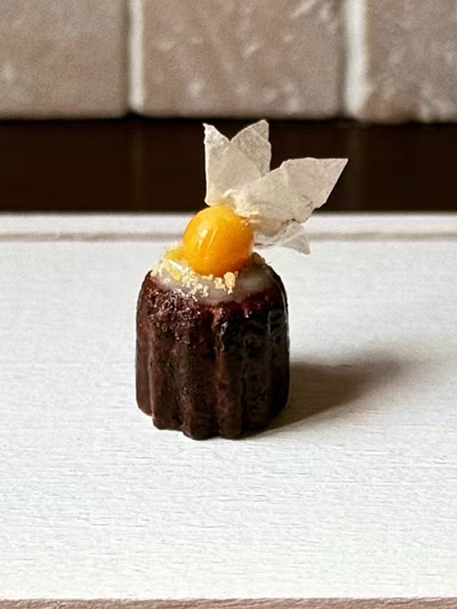 Handmade Miniature Props for BJD/Blythe/Obitsu, Fruit Canelé