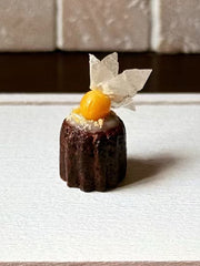 Handmade Miniature Props for BJD/Blythe/Obitsu, Fruit Canelé