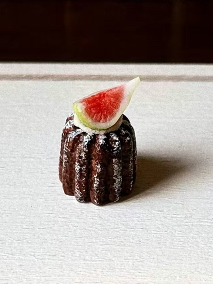 Handmade Miniature Props for BJD/Blythe/Obitsu, Fruit Canelé