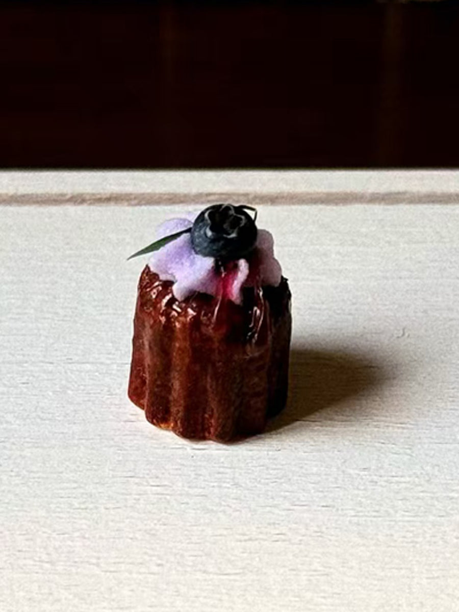 Handmade Miniature Props for BJD/Blythe/Obitsu, Fruit Canelé