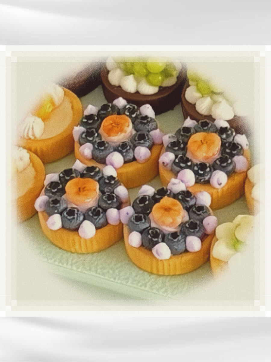 Handmade Miniature Props for BJD/Blythe/Obitsu, Fruit Tart