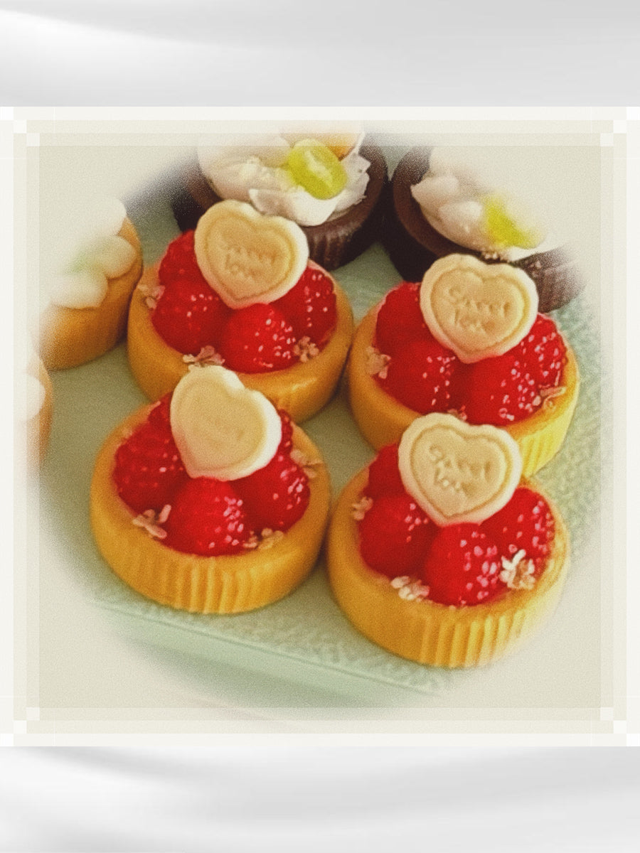 Handmade Miniature Props for BJD/Blythe/Obitsu, Fruit Tart