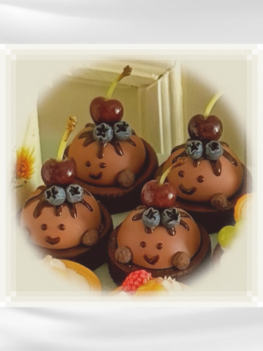 Handmade Miniature Props for BJD/Blythe/Obitsu, Fruit Tart