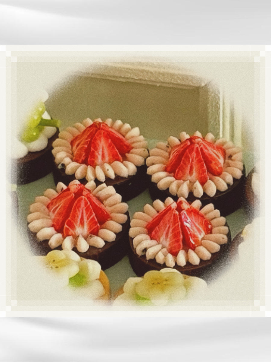 Handmade Miniature Props for BJD/Blythe/Obitsu, Fruit Tart