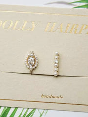 Handmade Blythe/Jerryberry/BJD Hair Clips,Rhinestone