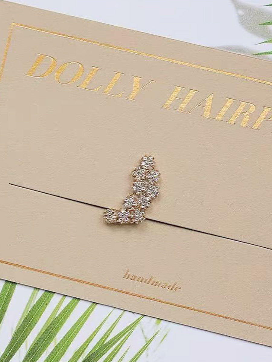 Handmade Blythe/Jerryberry/BJD Hair Clips,Rhinestone