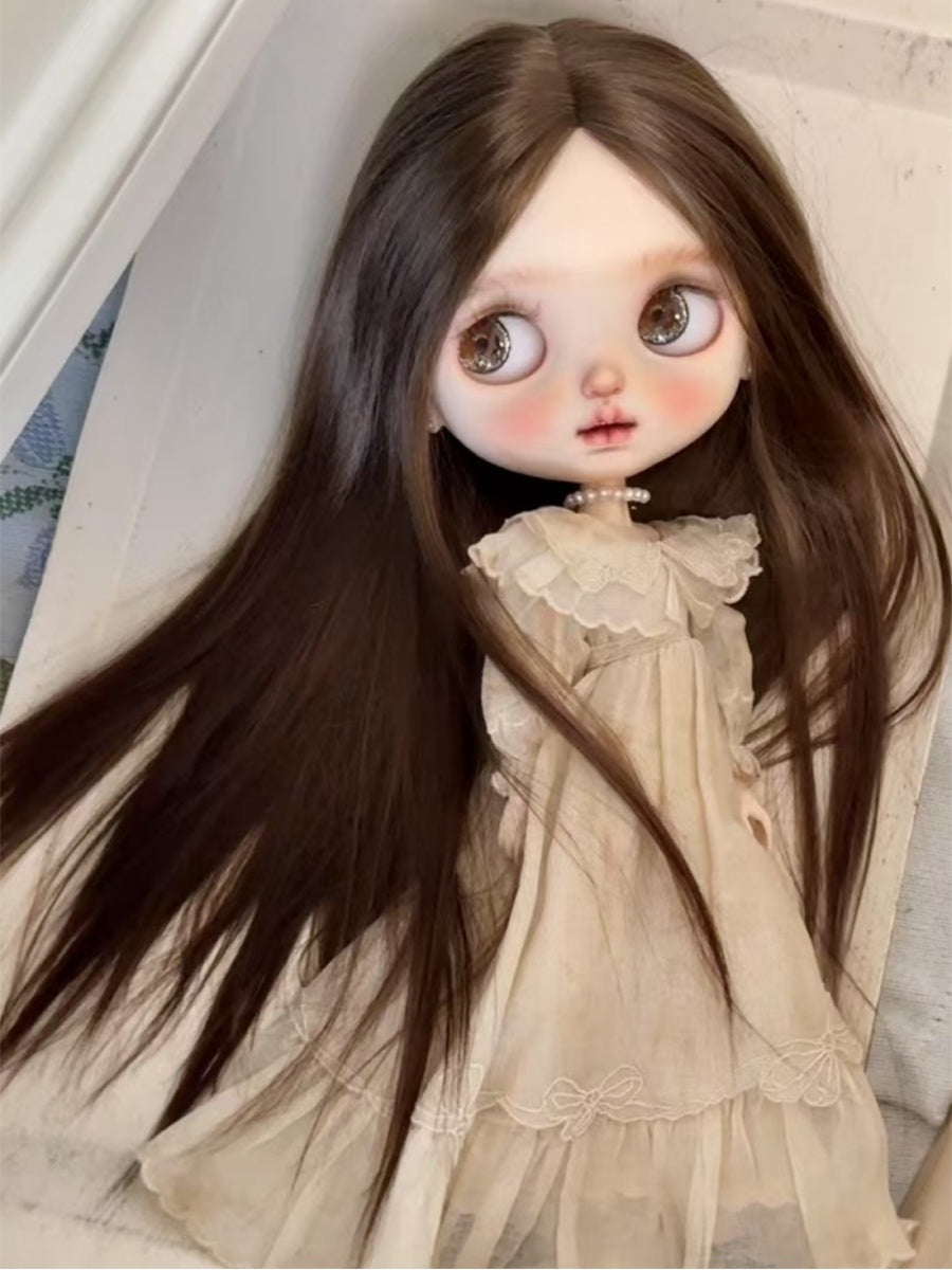 Handmade Blythe Wig, Long Straight Hair
