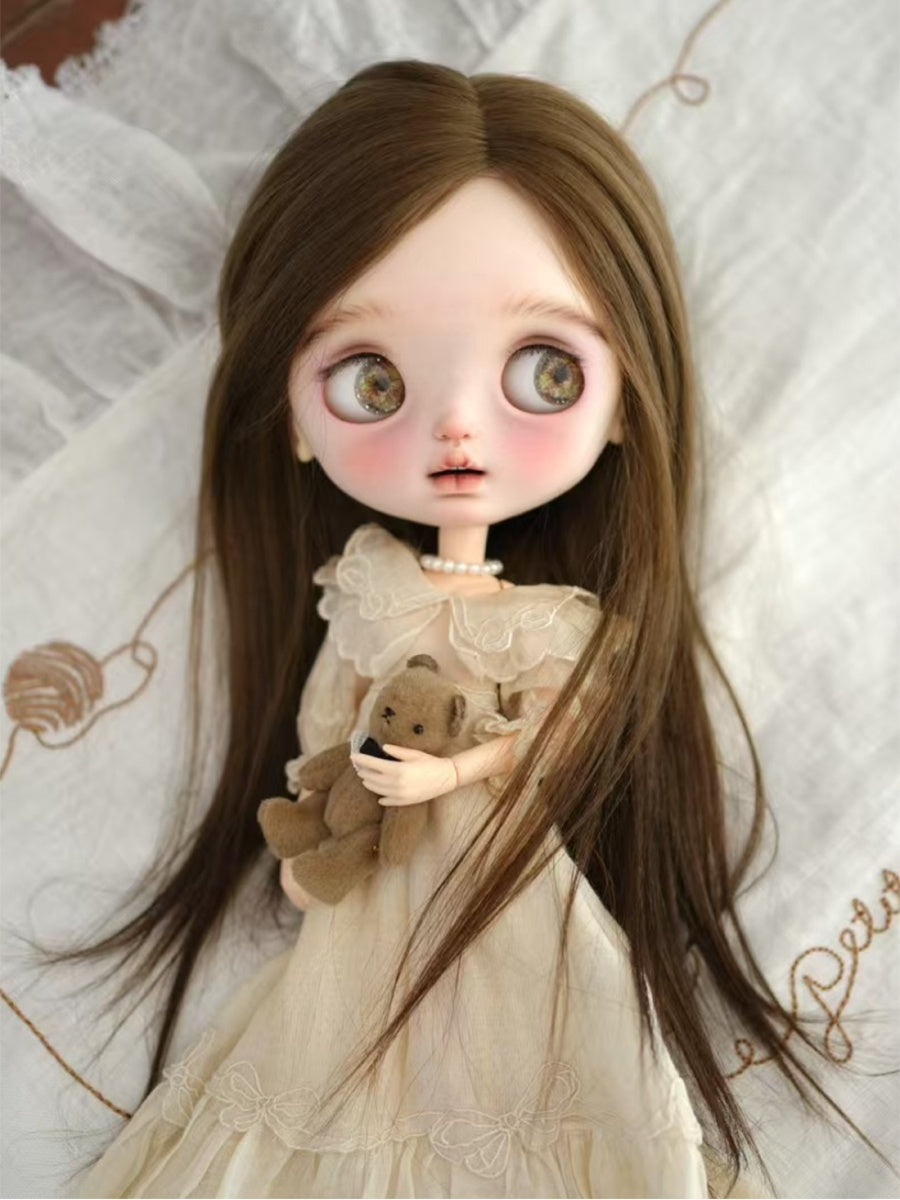 Handmade Blythe Wig, Long Straight Hair