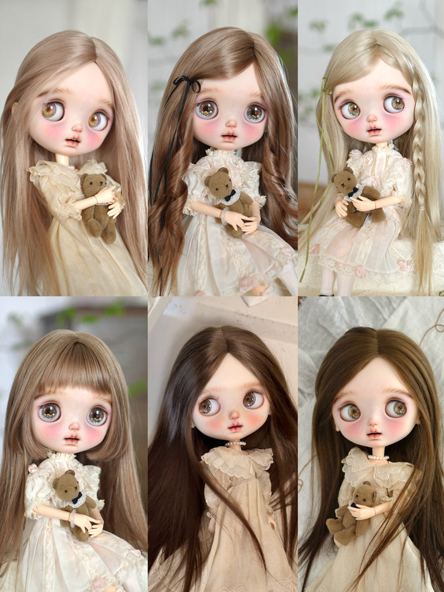 Handmade Blythe Wig, Long Straight Hair