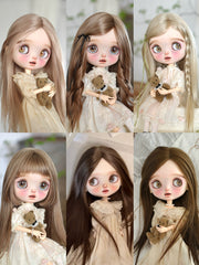 Handmade Blythe Wig, Long Straight Hair