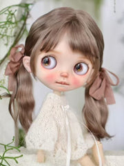 Handmade Blythe Wig, Twin Tails with Bangs
