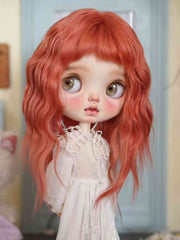 Handmade Blythe Wig,   Loose Waves with Bangs