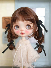 Handmade Blythe Wig,   Twin Side Braids