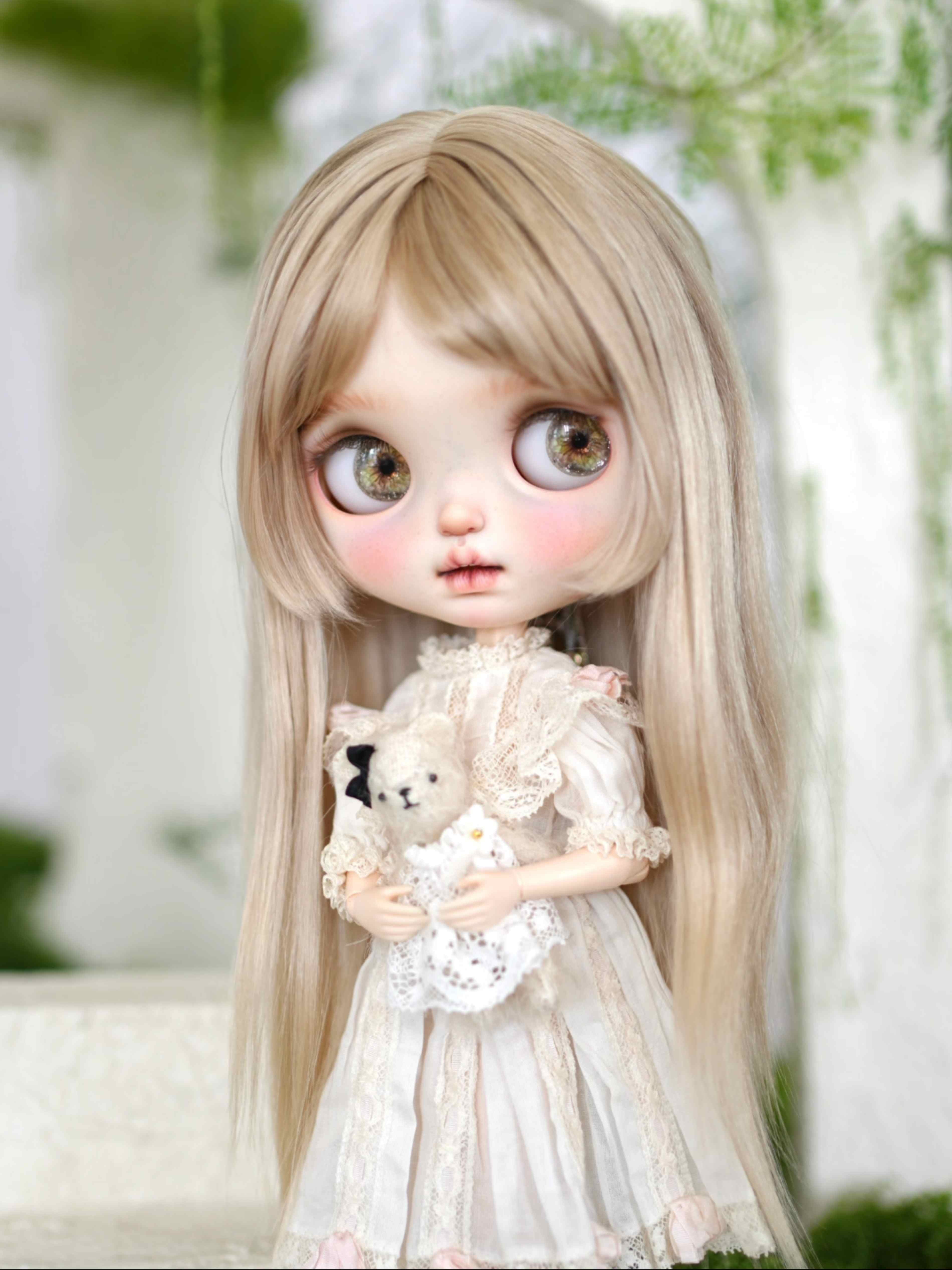 Handmade Blythe Wig,   Hime Cut