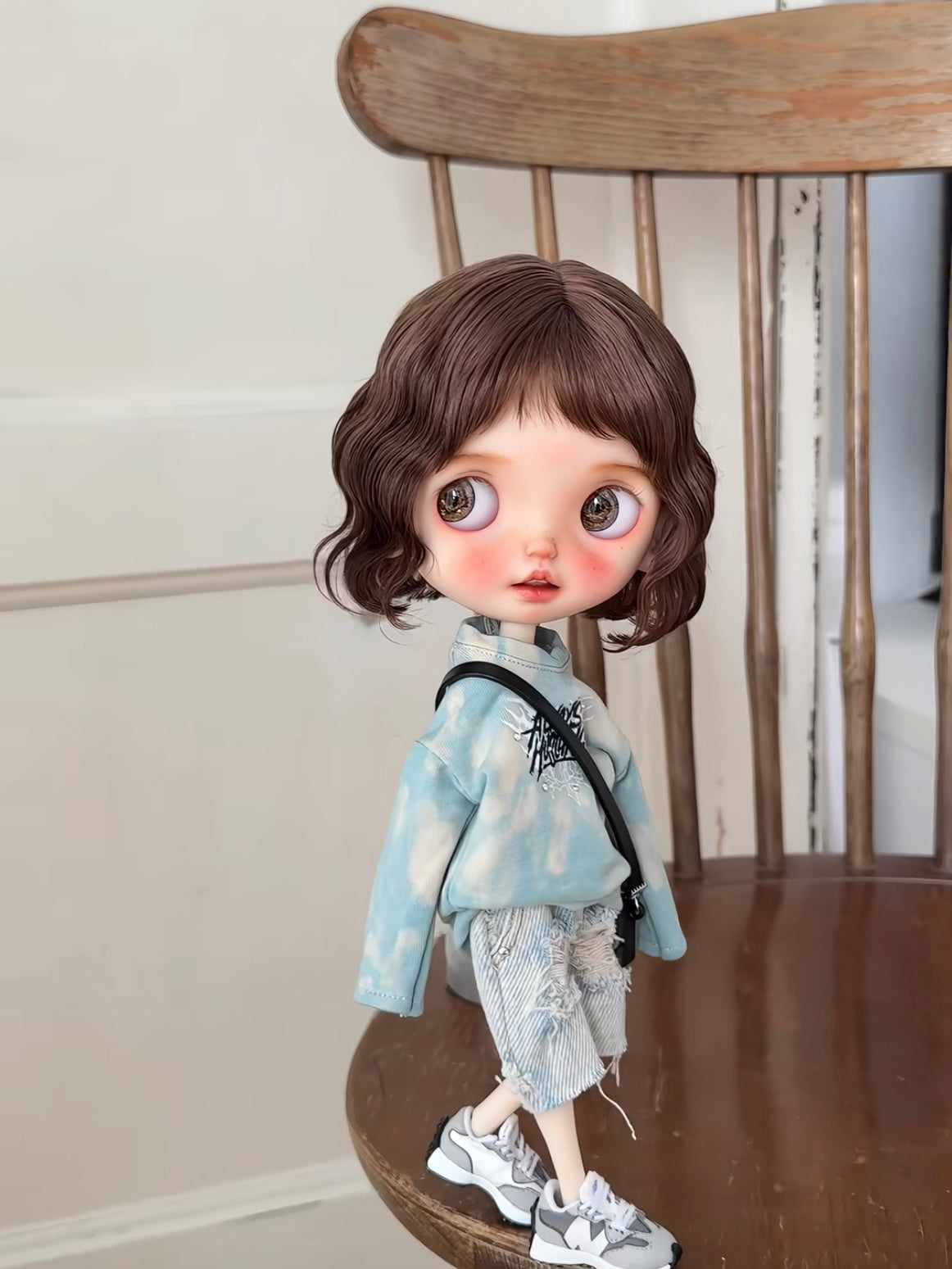 Mohair Short Blythe Wig - Handmade Doll Hair - ToastDoll