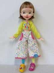 Candy Polka Dot Blythe 1/6 BJD Set On Doll Display | ToastDoll