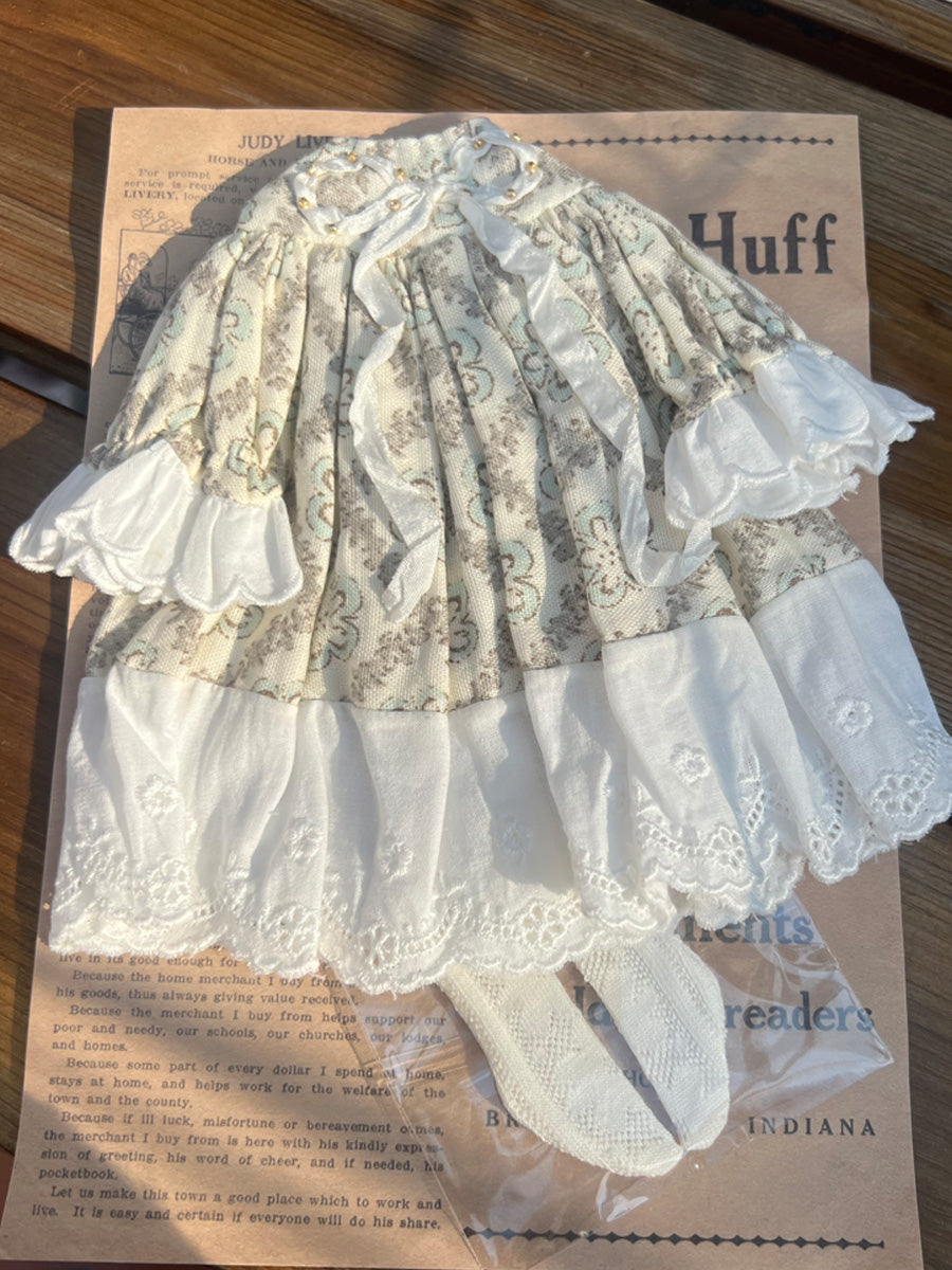 Handmade Outfit for Blythe/ Ob24/ Ob22, Rural Style Set