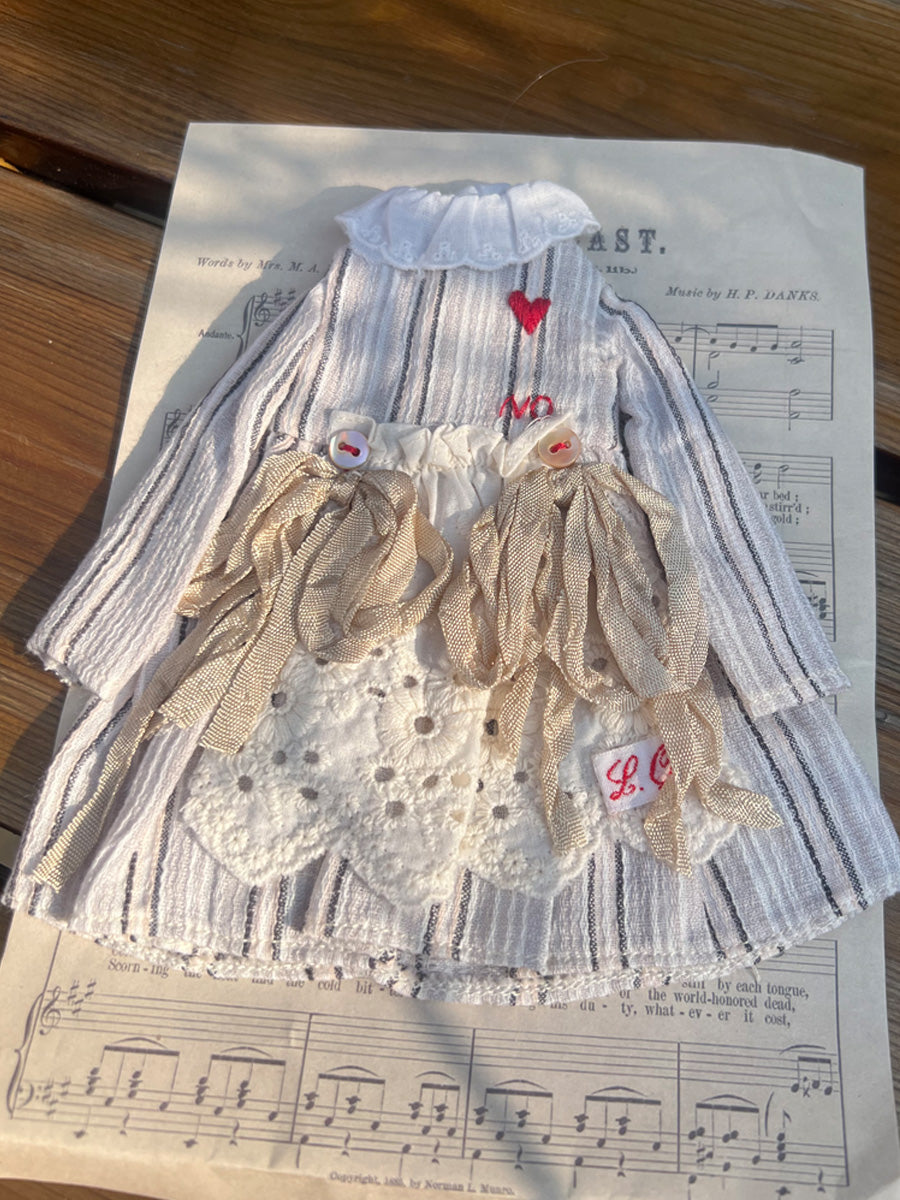 Handmade Outfit for Blythe/ Ob24/ Ob22, Mori Girl Set