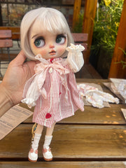 Handmade Outfit for Blythe/ Ob24/ Ob22, Rural Style Set