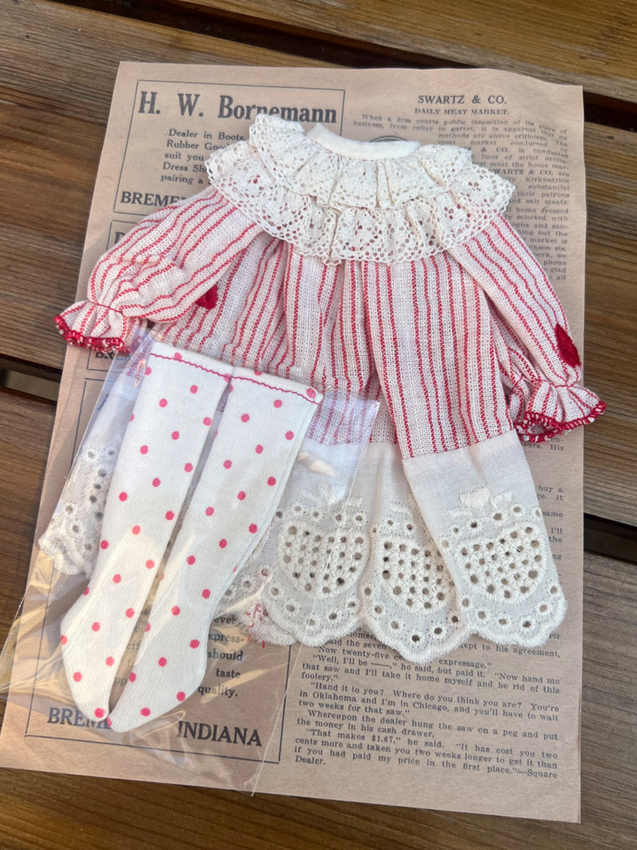 Handmade Outfit for Blythe/ Ob24/ Ob22, Rural Style Set