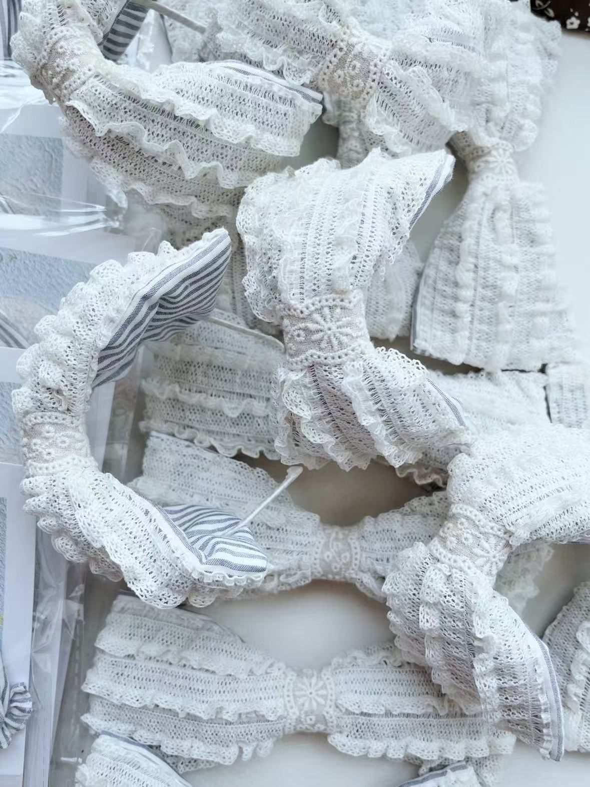 Handmade Outfit for Blythe/Pullip, Blue Striped Dress Set