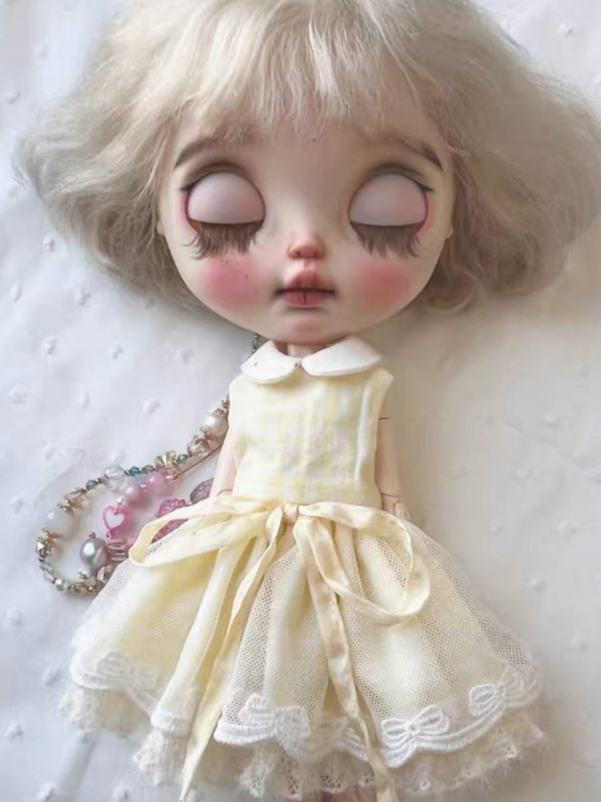 Macaron Blythe Dress Set - Handmade Doll Clothes - ToastDoll