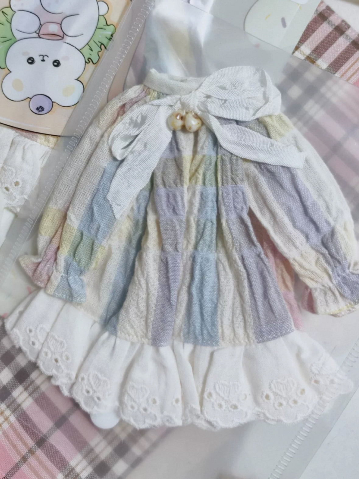 Macaron Blythe Dress Set - Handmade Doll Clothes - ToastDoll