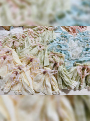 Mesh Puff Sleeve Blythe Dress Set Close-up | ToastDoll