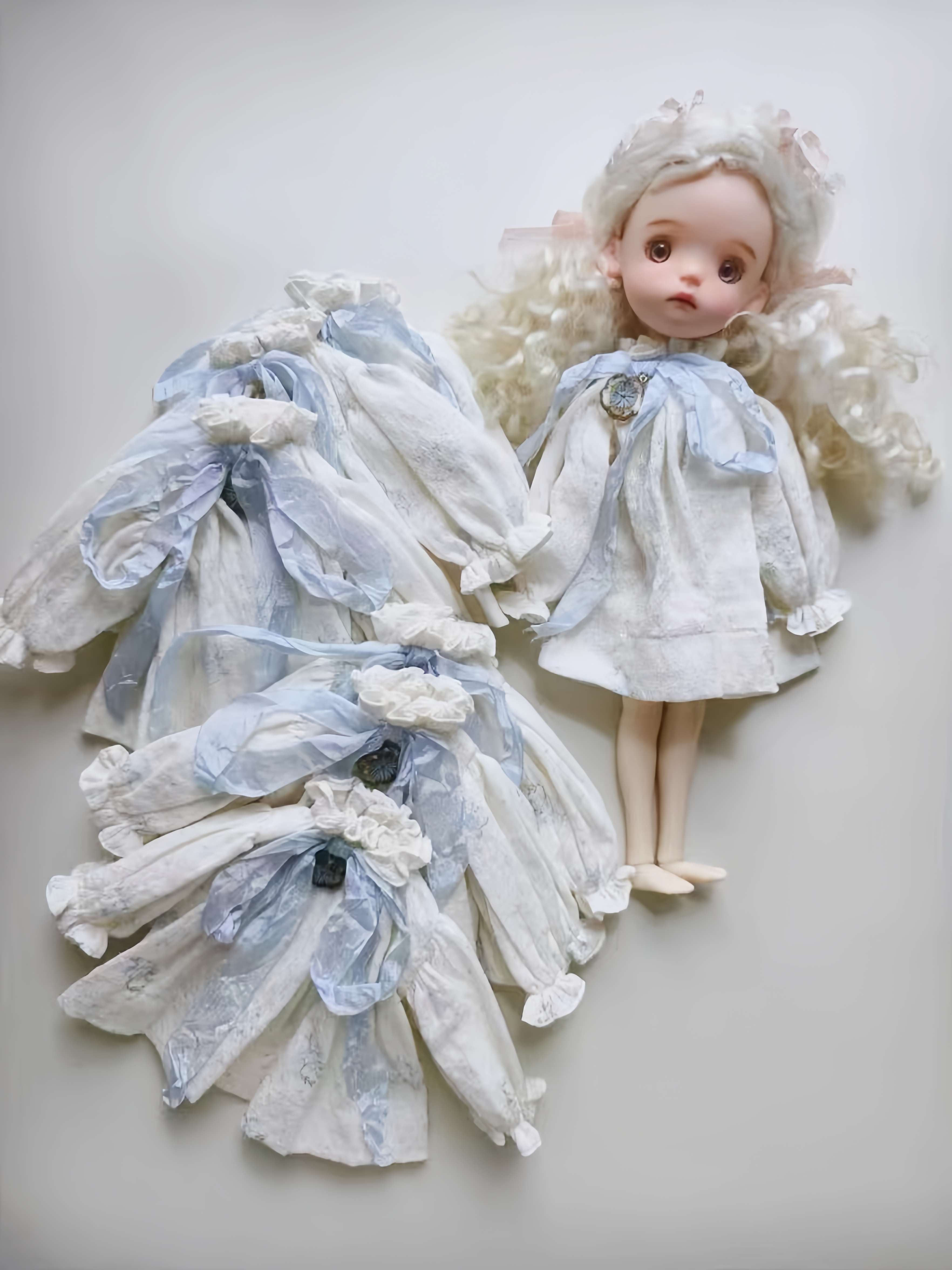 Lace A-Line Blythe 1/6 BJD Outfit - Handmade Doll Clothes - ToastDoll