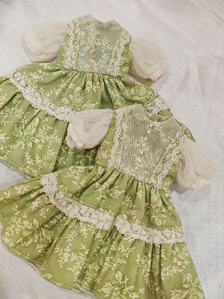 Green Floral Lace Blythe Outfit | ToastDoll