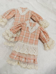 Pink Lace Blythe Outfit - Handmade Doll Clothes - ToastDoll