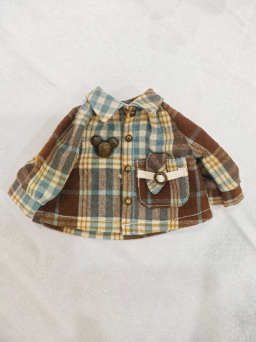 Brown Plaid Blythe Shirt Flat Lay | ToastDoll