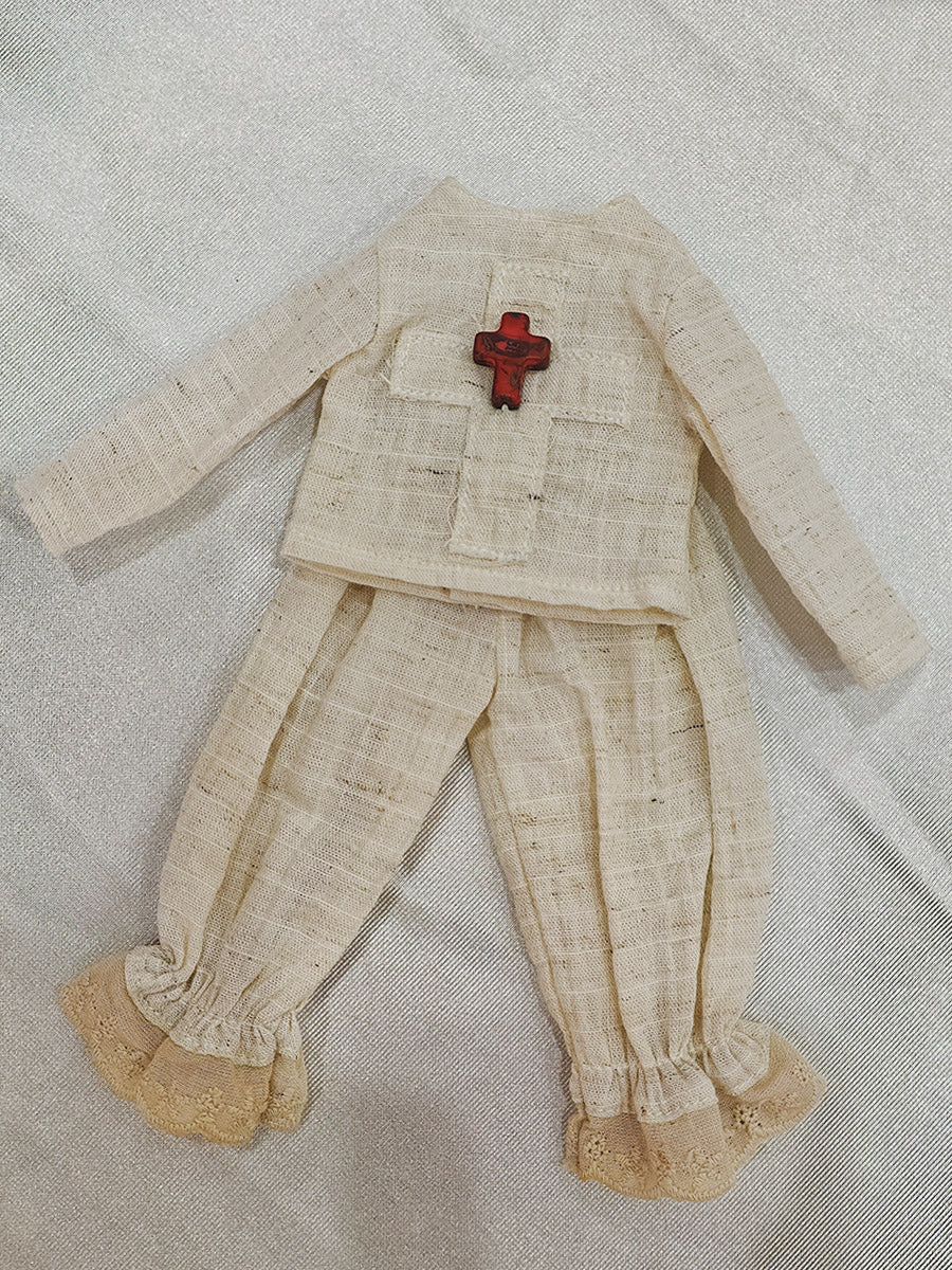 Beige Cross Blythe Outfit | ToastDoll