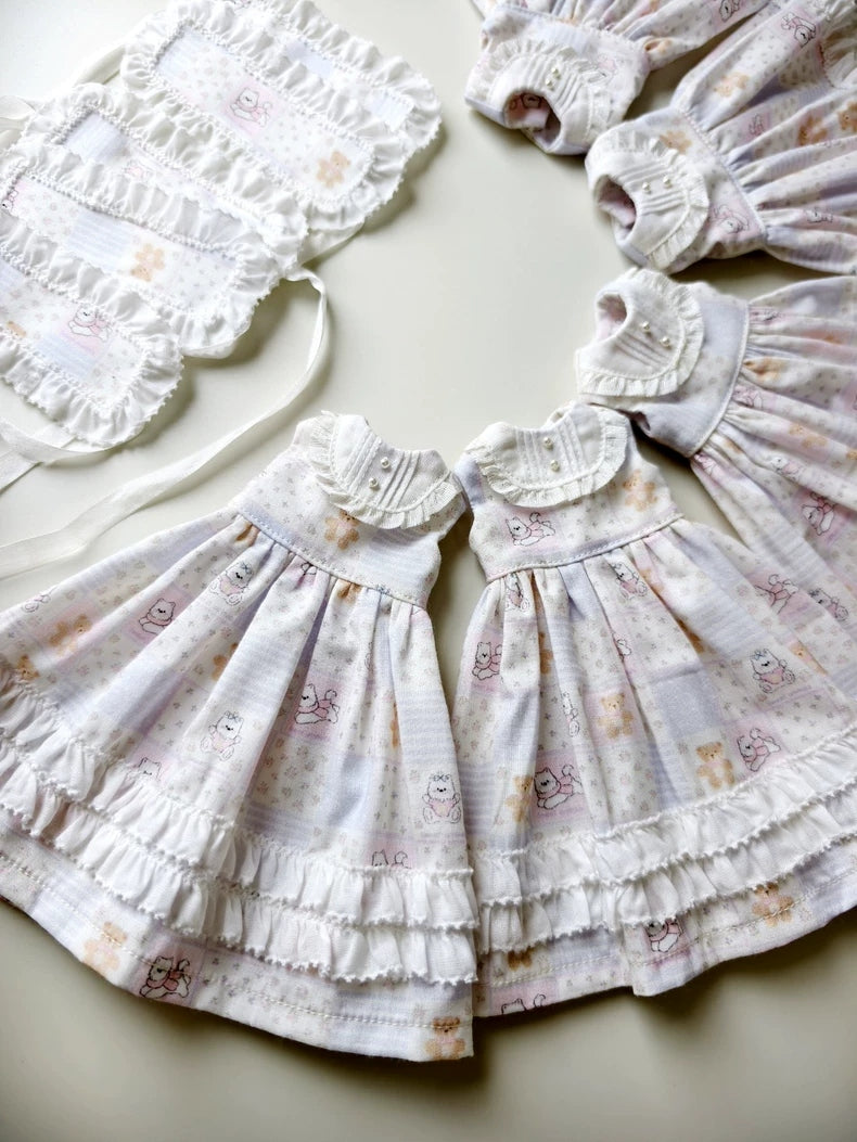 [IN STOCK]Pink Purple Blythe Dress - Handmade Doll Clothes - ToastDoll