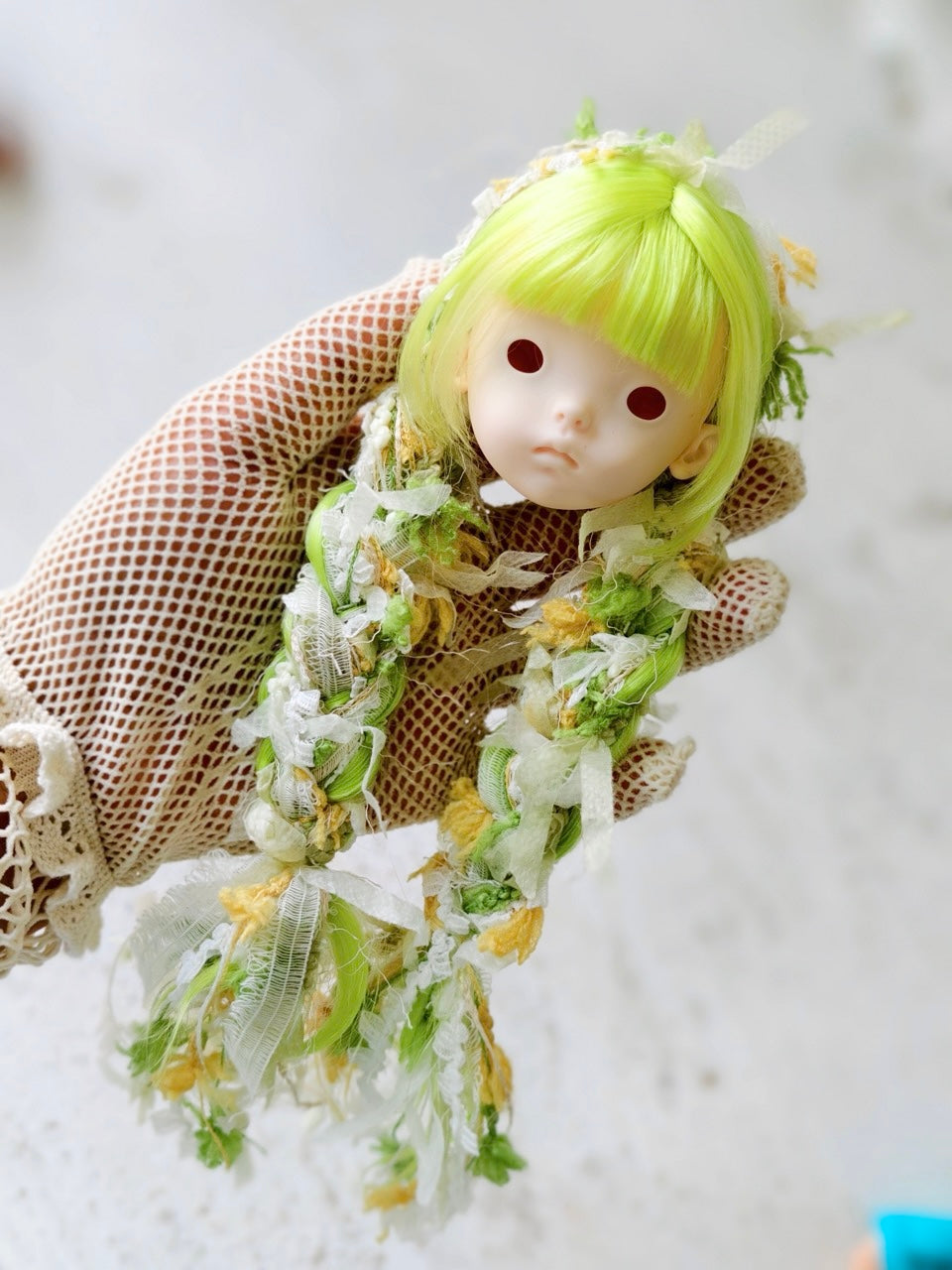 [IN STOCK] Braided Fairy BJD Wig - Handmade Doll Hair - ToastDoll
