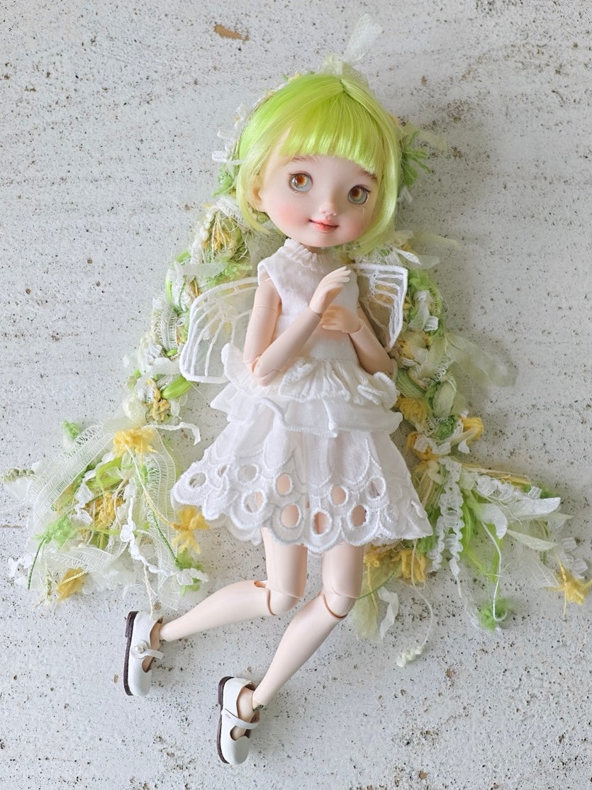 [IN STOCK] Braided Fairy BJD Wig - Handmade Doll Hair - ToastDoll