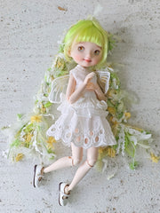 [IN STOCK] Braided Fairy BJD Wig - Handmade Doll Hair - ToastDoll