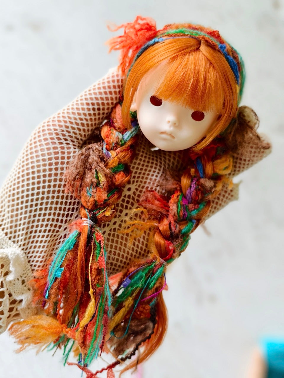 [IN STOCK] Braided Fairy BJD Wig - Handmade Doll Hair - ToastDoll