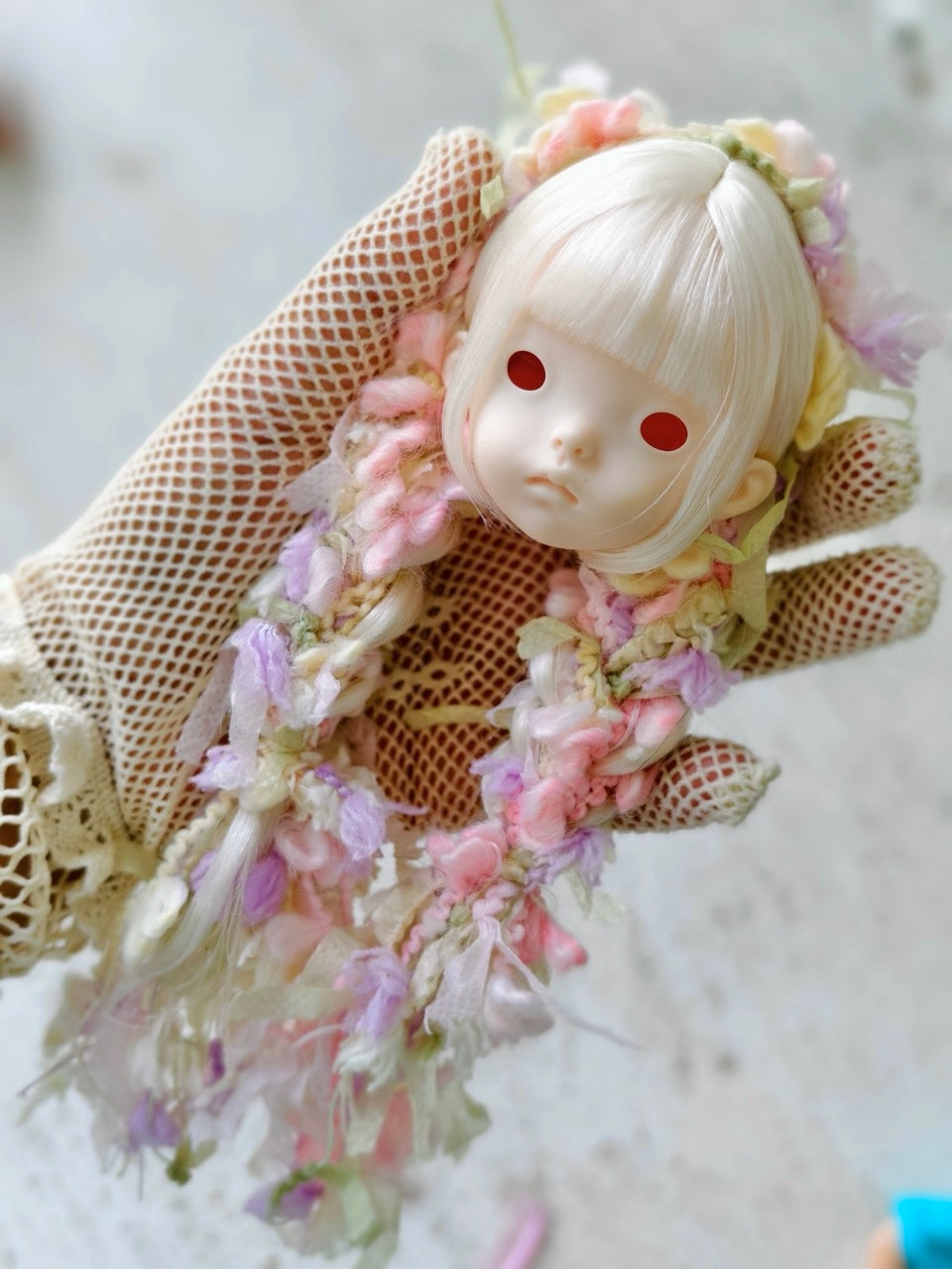 [IN STOCK] Braided Fairy BJD Wig - Handmade Doll Hair - ToastDoll