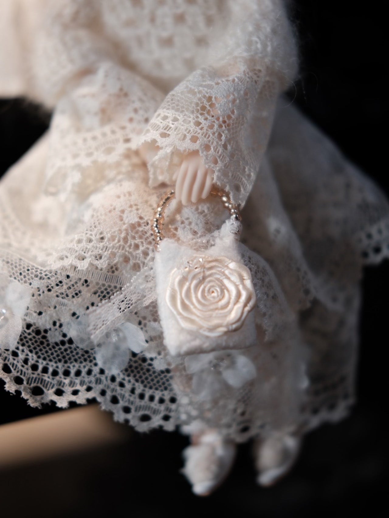 Snow Sweater Lace Blythe Set Detail| ToastDoll