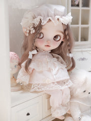 Ethereal Dreamy Lace Blythe Short Pink Outfit | ToastDoll