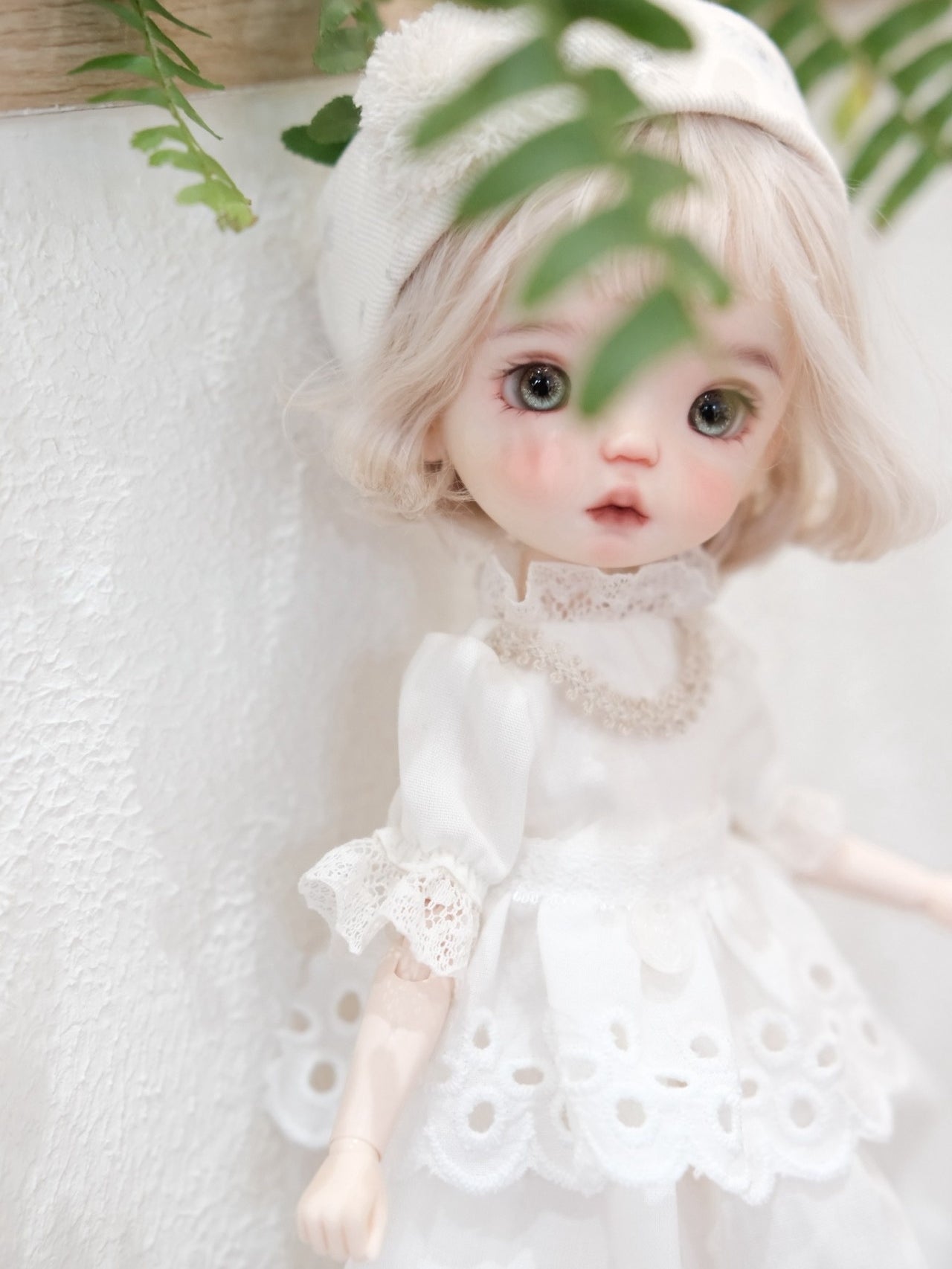 Cream Lace Blythe 1/6 BJD Dress Set  Close-up | ToastDoll
