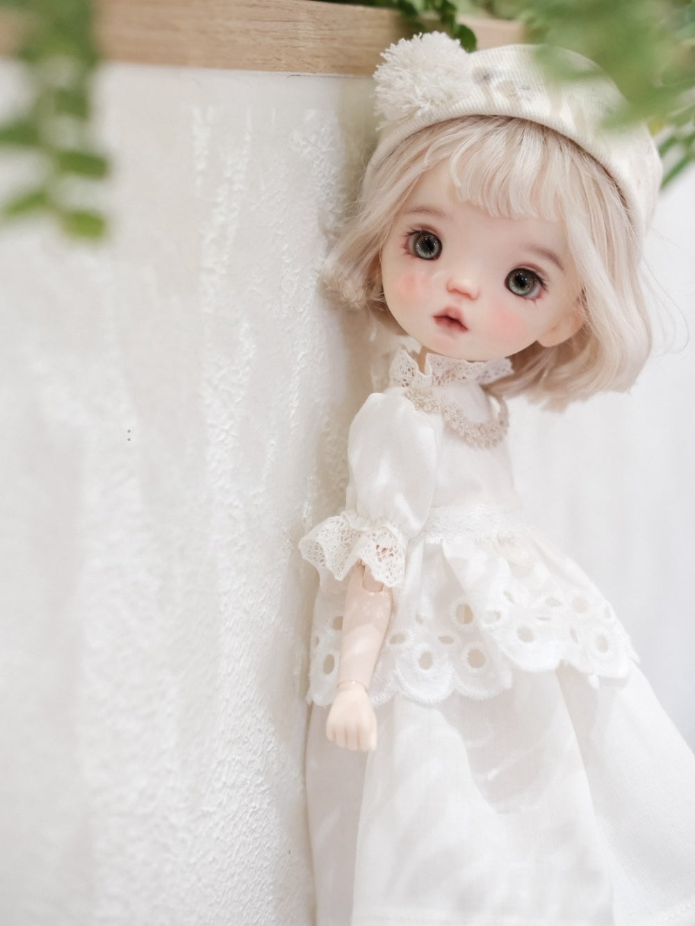 Cream Lace Blythe 1/6 BJD Dress Set | ToastDoll