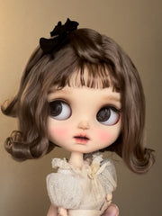 Handmade Blythe Wig,  Bob Length with Curled Ends