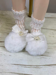 Handmade Shoes for Blythe/Obitsu, Fluffy Animal Slippers