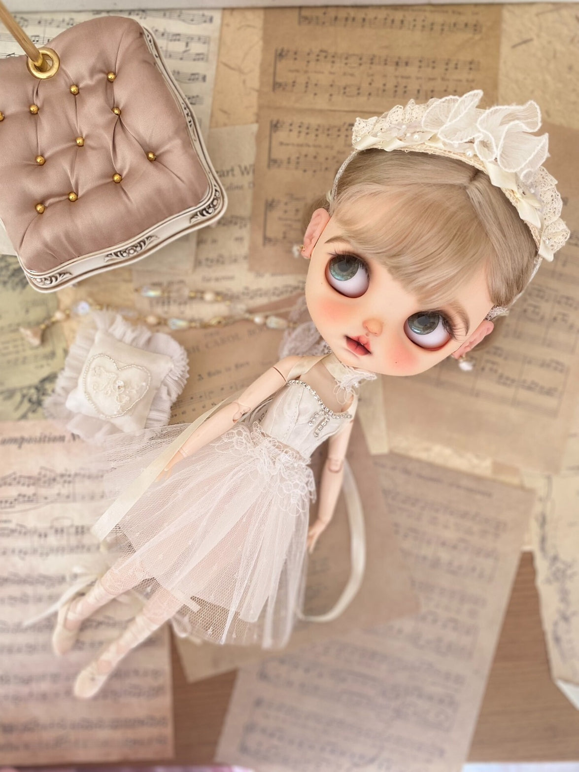 Handmade Outfit for Blythe/Obitsu, Strapless Puffy Skirt