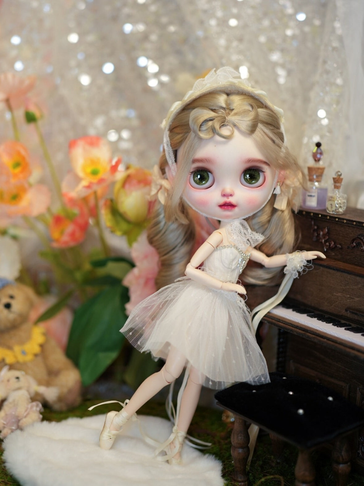 Handmade Outfit for Blythe/Obitsu, Strapless Puffy Skirt