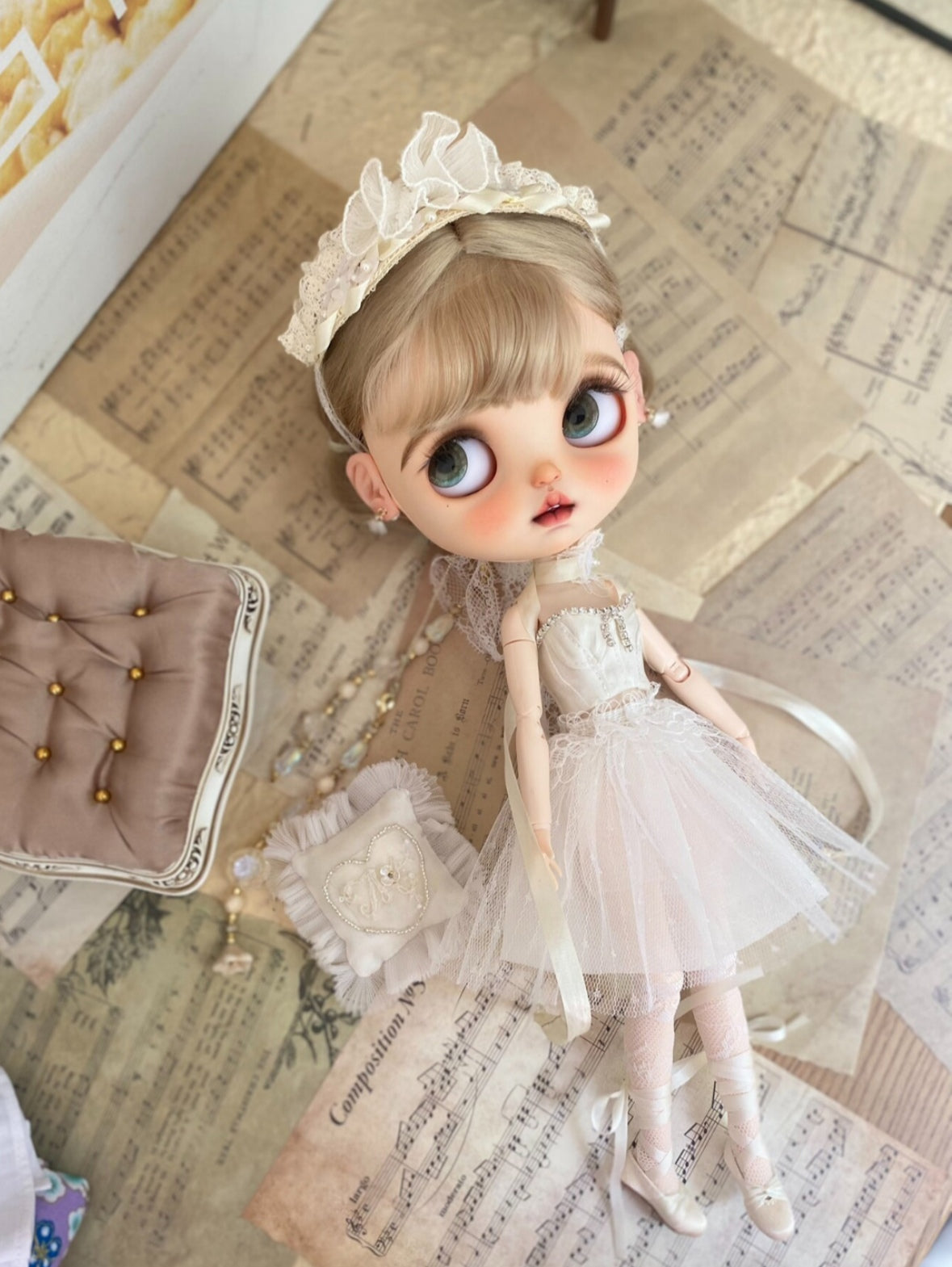 Handmade Outfit for Blythe/Obitsu, Strapless Puffy Skirt
