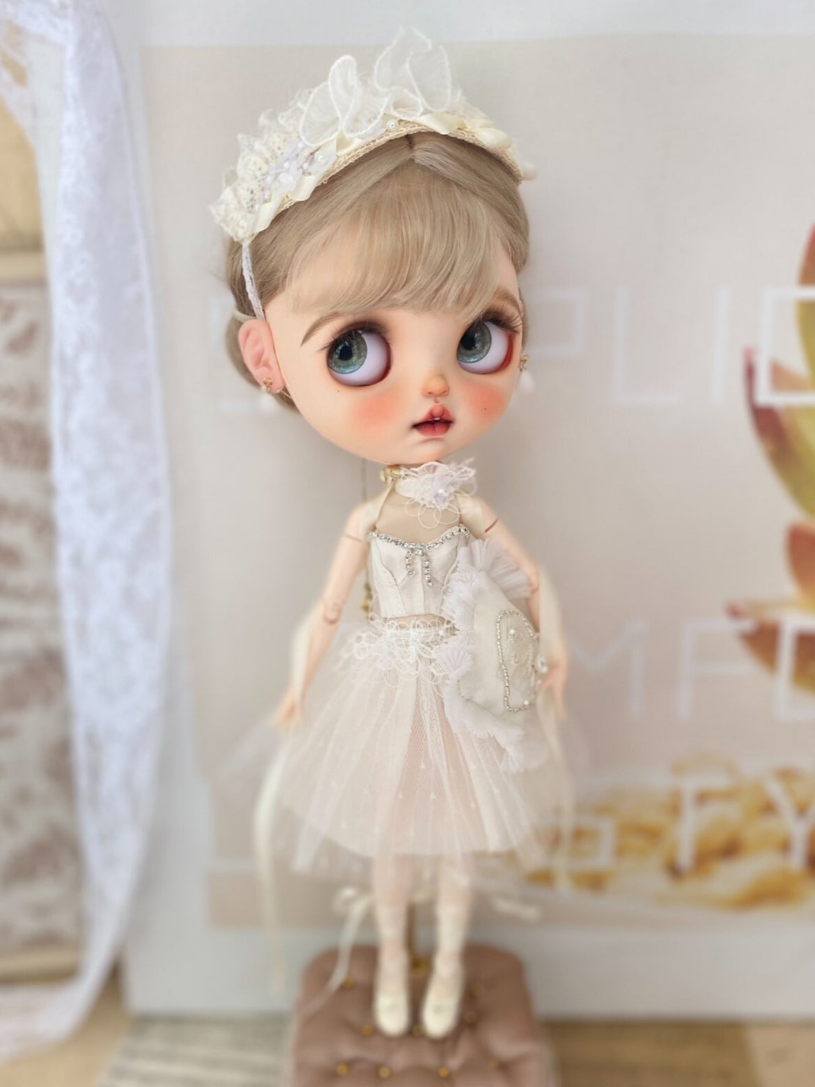 Handmade Outfit for Blythe/Obitsu, Strapless Puffy Skirt
