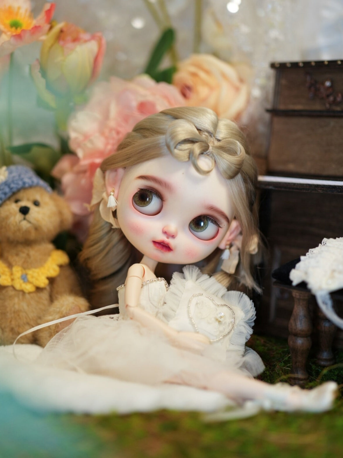 Handmade Outfit for Blythe/Obitsu, Strapless Puffy Skirt